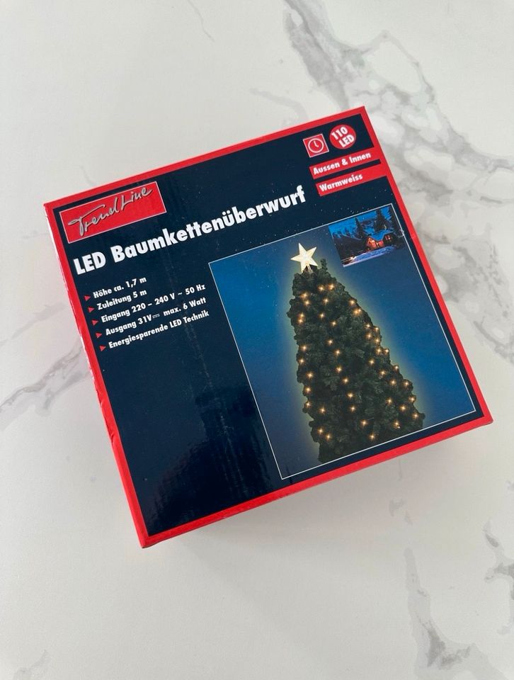 LED Baumkettenüberwurf Weihnachtsdeko Kellerentrümpelung in Mühldorf a.Inn