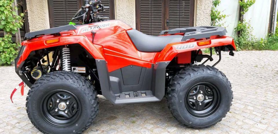 Arctic Cat Alterra 400 4x4 LOF Allrad Quad ATV 2 Zulassung Kymco in Am Mellensee