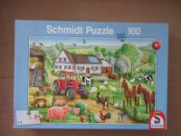 Puzzle Schmidt Kinder Bauernhif 100 Teile 6 Jahre Baden-Württemberg - Hockenheim Vorschau