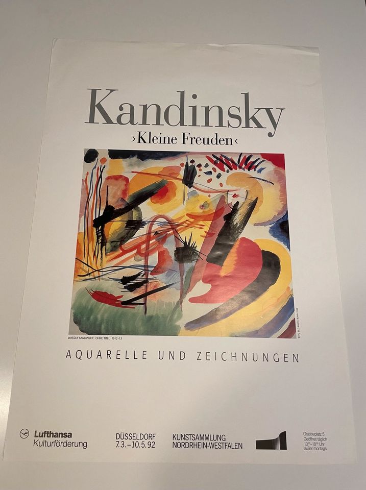 Plakate, Originale, Ausstellungsplakate. Kunsthallen,je 24€ in Gundelsheim