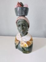 Schwere Büste Frau Afrika Handarbeit Halbedelsteine Kunst Hessen - Oberursel (Taunus) Vorschau