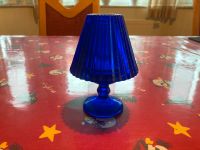 Blaue Lampe mit Teelichteinsatz Niedersachsen - Barßel Vorschau