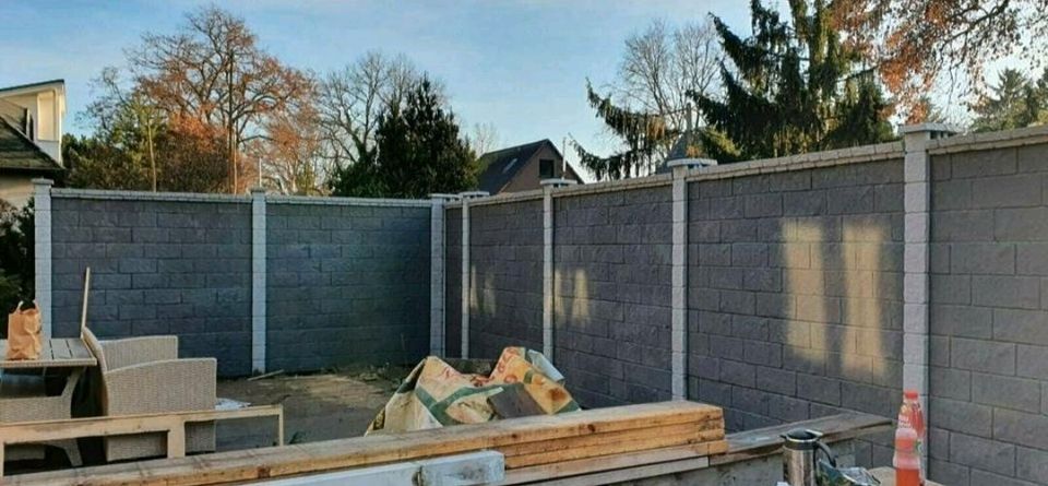 Betonzaun direkt vom Produzent in Wöhlsdorf