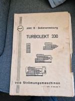 Bedienungsanleitung Turbolekt 330 AMK 18 Turbine Aggregat IFA DDR Brandenburg - Rathenow Vorschau