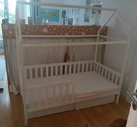 Kinderbett 80x160 mit Matratze Hausbett Baden-Württemberg - Karlsruhe Vorschau