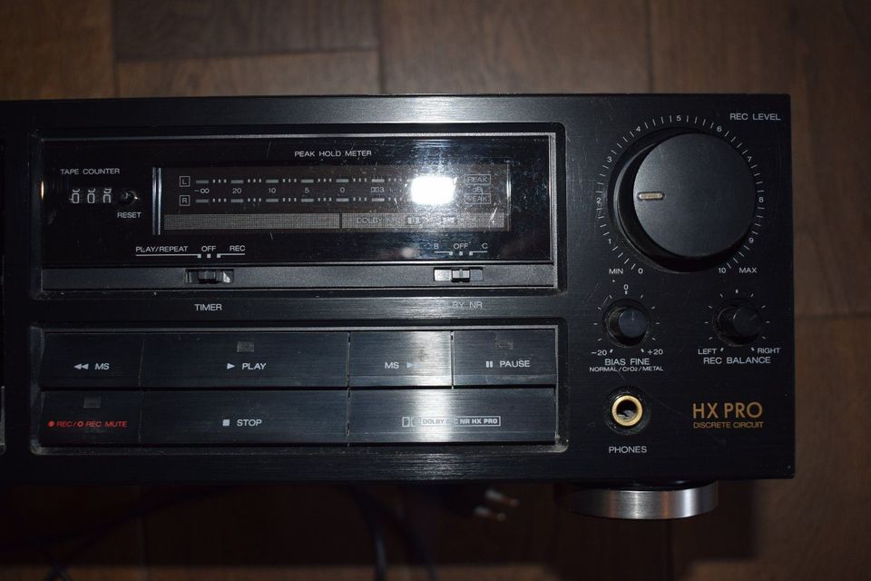 RETRO Aiwa Stereo Cassette Deck AD-F410 HX PRO Hifi in Kerken