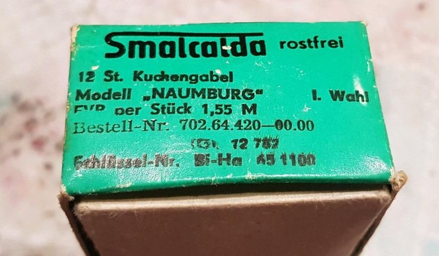 12 Kuchengabeln Smalcalda Naumburg Ähre ovp in Hansestadt Seehausen