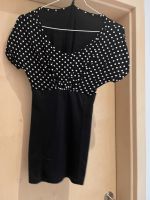 Cooles Shirt.Gr.36.S.schwarz mit weißen Punkten.Polka Dots Sachsen - Zwenkau Vorschau