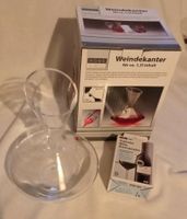 Weindekanter Krug Glas Weinthermometer Niedersachsen - Wittmund Vorschau