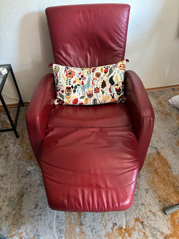 Echt Leder Sessel mit Aufstehfunktion in Borken