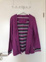 Tolles Shirt m. Jacke Lila, Schwarz, Grau (Gerry Weber / Gr. 46) Niedersachsen - Burgdorf Vorschau