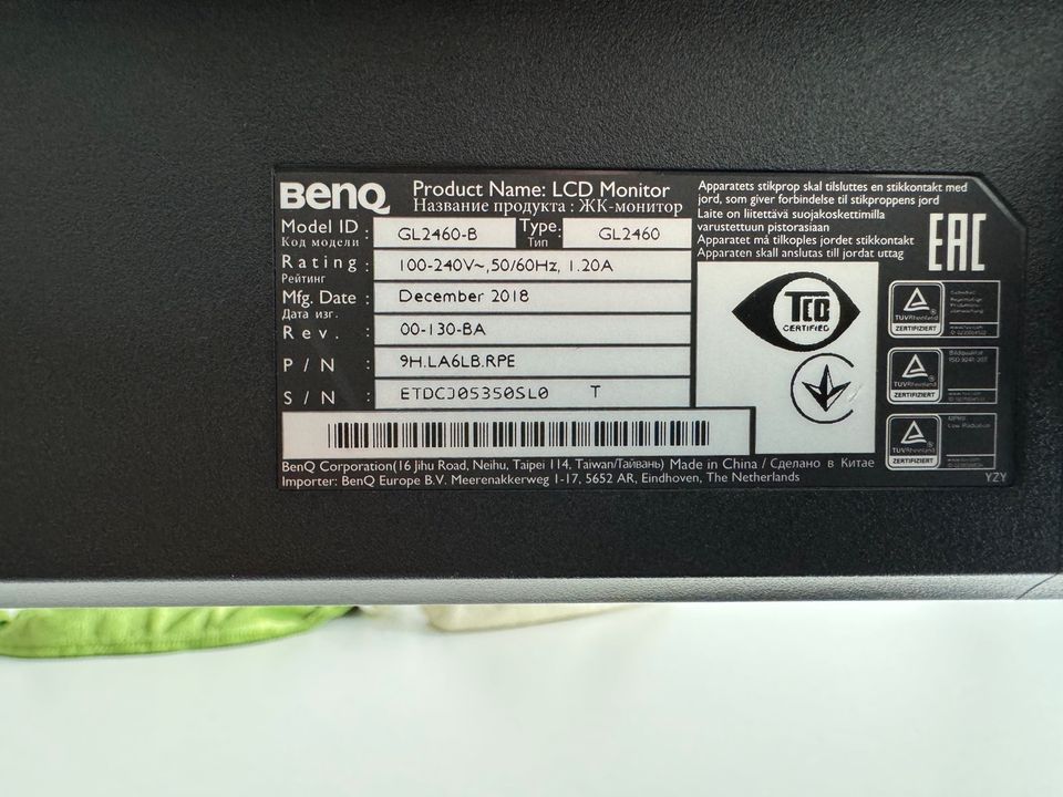 2 x BenQ GL2460 Monitor DVI-D und D-Sub in Emsdetten