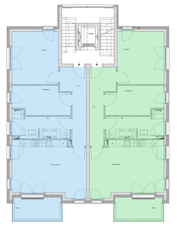 Mietwohnung Erstbezug, Dresden Cotta, 3-Raum Whg. ab 80 m² in Dresden