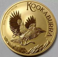 Silbermünze 1 oz Australien Kookaburra 2024 Silber Full Gilded Niedersachsen - Fürstenau Vorschau