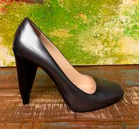 PRADA Damenschuhe Pumps 39 Lackleder grau Bayern - Waldkirchen Vorschau
