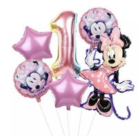 Set Minnie Mouse Zahl 1 Deko Party Geburtstag Folien Luftballons Hessen - Bad Nauheim Vorschau