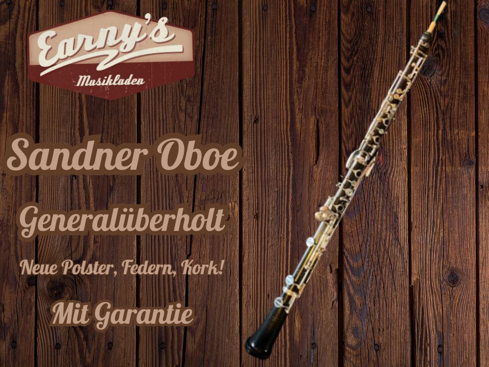 Sandner Oboe, Generalüberholt, voll funktionsfähig Ebenholz in Witten