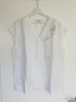 Peter Hahn 100% Leinen Bluse Tunika Hemd Shirt Tshirt weiß Baden-Württemberg - Königsfeld Vorschau