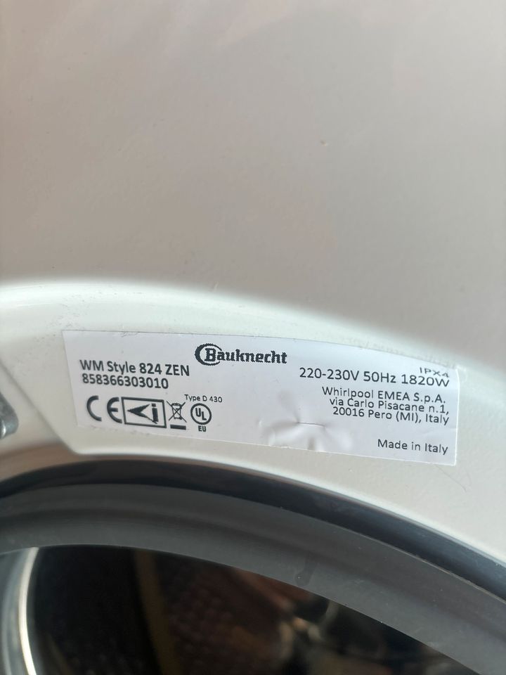 Bauknecht Waschmaschine in Bernau