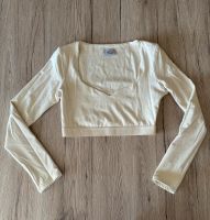 Oh Polly Langarm Crop Top Creme XS/S Wuppertal - Ronsdorf Vorschau