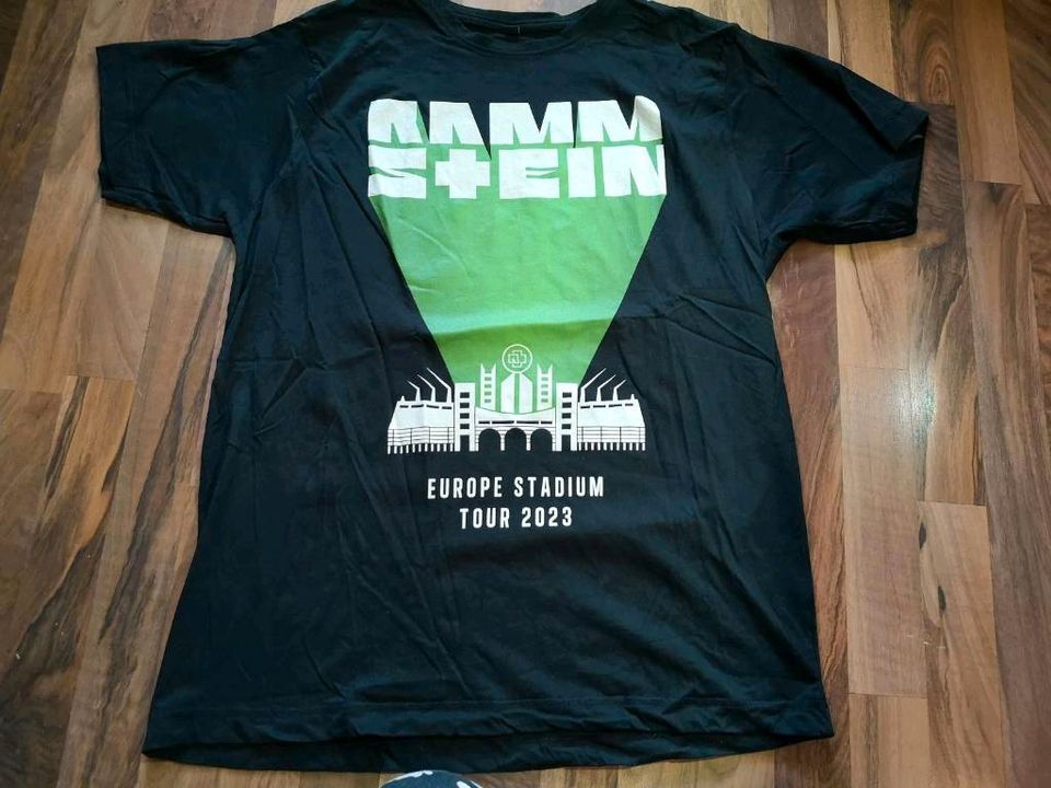 Rammstein T-Shirt Europe Tourshirt Berlin Hamburg 2022 2023 blau in Berlin