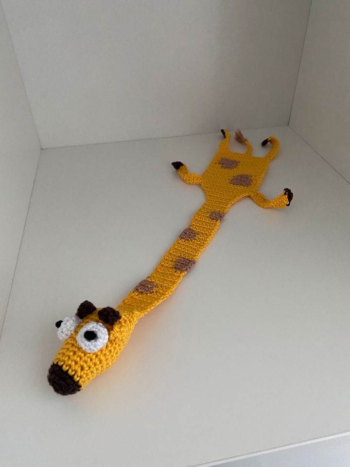 Süßes selfmade gehäkeltes Lesezeichen Giraffe Buchzeichen in Kusterdingen