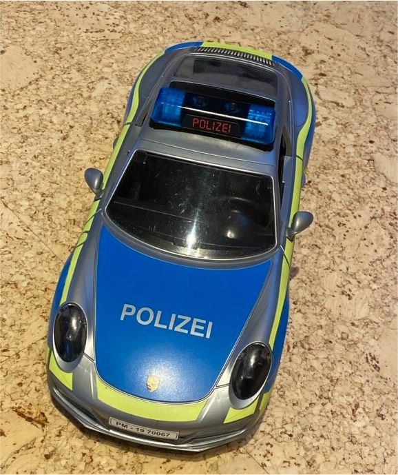 Playmobil Porsche Ford Polizei mit Sirene und Licht Ostern in Drebkau