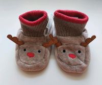 Weiche Veloursbooties H&M 20/21 Babyschuh Krabbelschuhe Hausschuh Sachsen - Lengenfeld Vogtland Vorschau