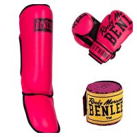 Benlee Kickboxen Set Schienbeinschützer Boxhandschuhe Pink K1 Bielefeld - Bielefeld (Innenstadt) Vorschau