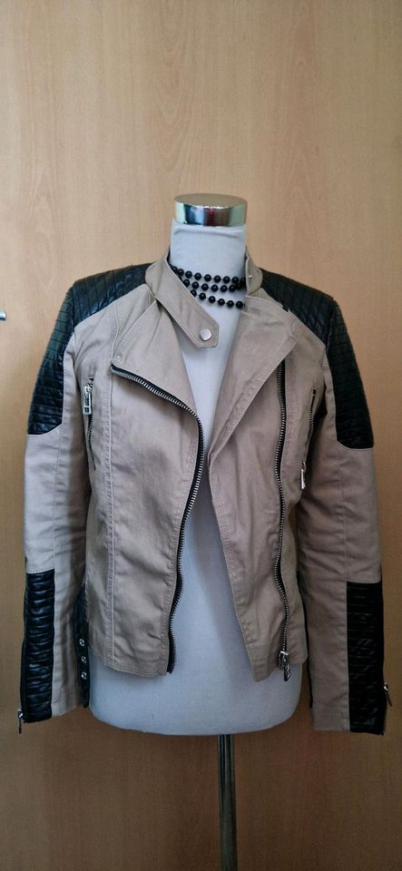 ANN CHRISTINE Damen Jacke Bikerjacke Jacket Blazer Leder Gr.XS/34 in Cottbus