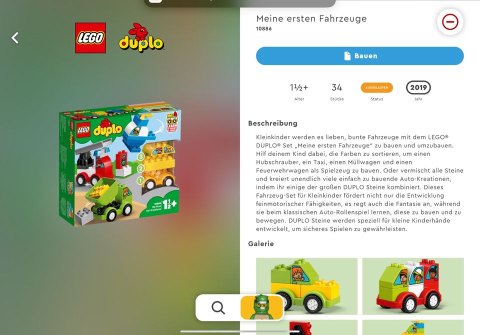 Lego Duplo meine ersten Fahrzeuge 10886 in Berlin