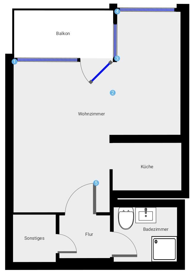 Deine neue 1-Zimmer-Wohnung in Nürnberg in Nürnberg (Mittelfr)