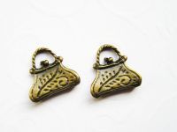 18 Handtaschen Anhänger Charm bronze 15 mm 3D Metall Nordrhein-Westfalen - Siegen Vorschau