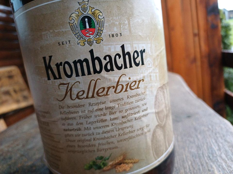 Krombacher Keller Bierflasche 2l in Kirchhundem