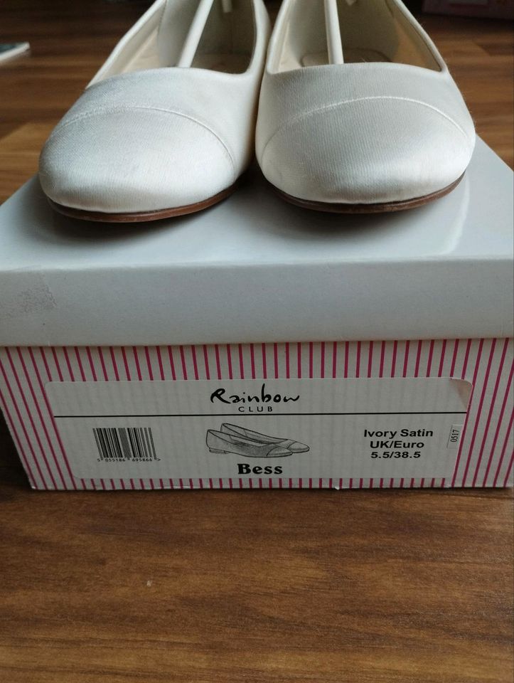 Brautschuhe Rainbow Club Bess Ballerina 38,5 in Essen