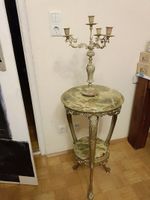 Italienische Vintage Messing & Onyx Marmor Tisch & Kerzenständer Ramersdorf-Perlach - Perlach Vorschau