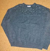 H&M Pullover Gr. 170 Strick grau Perlen Mädchen Baden-Württemberg - Villingen-Schwenningen Vorschau