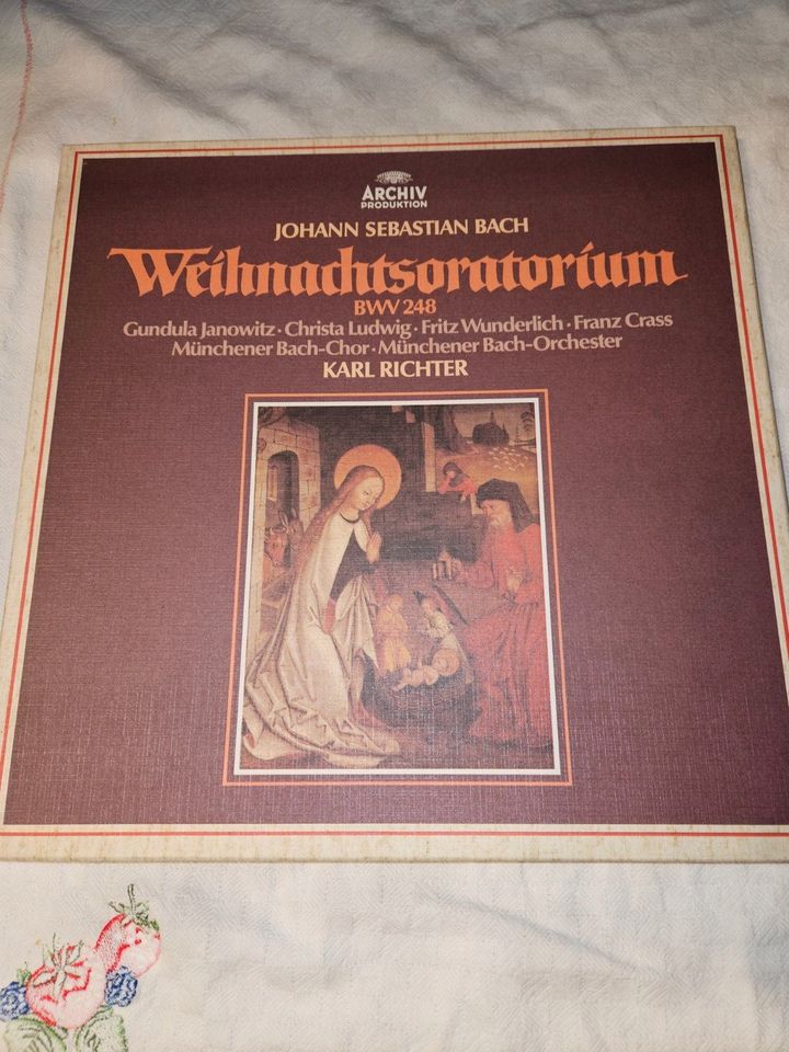 26x Sehr gut erhaltene Schallplatten in OVP von J. Sebastian Bach in Freiburg im Breisgau