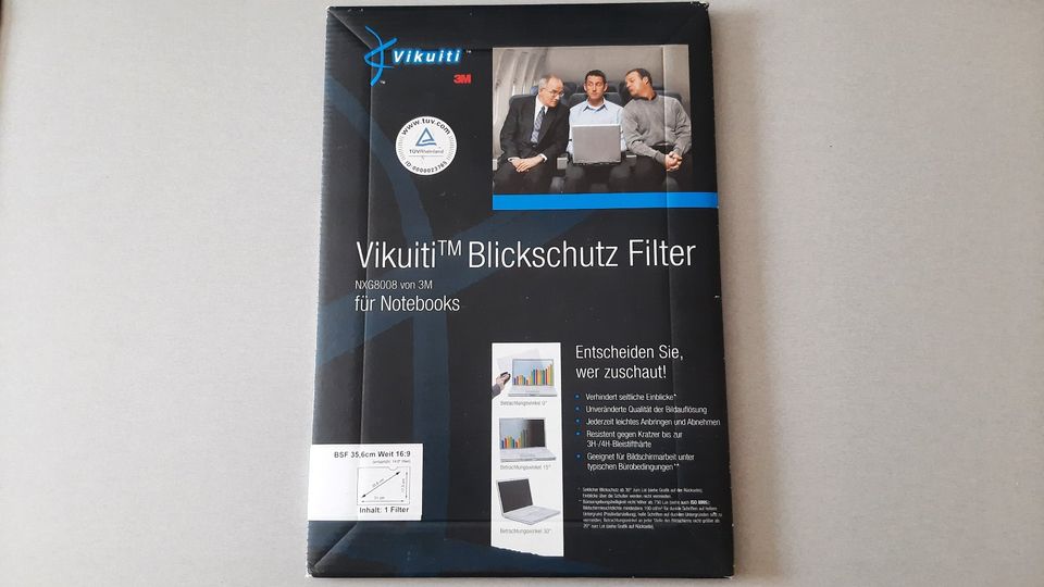 3M Vikuiti Blickschutz Filter NXG8008  für Notebooks 35,6 cm 14" in Bergisch Gladbach