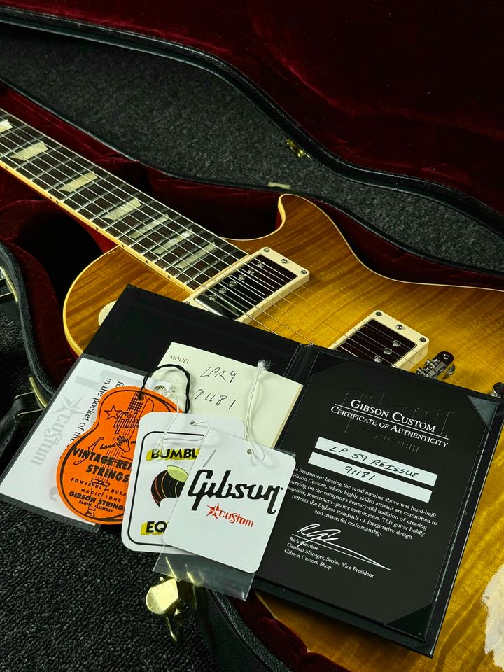 2010 Gibson 59 Yamano VOS Hard Rock Flame Maple Dirty Lemon -3,85 in Kiefersfelden