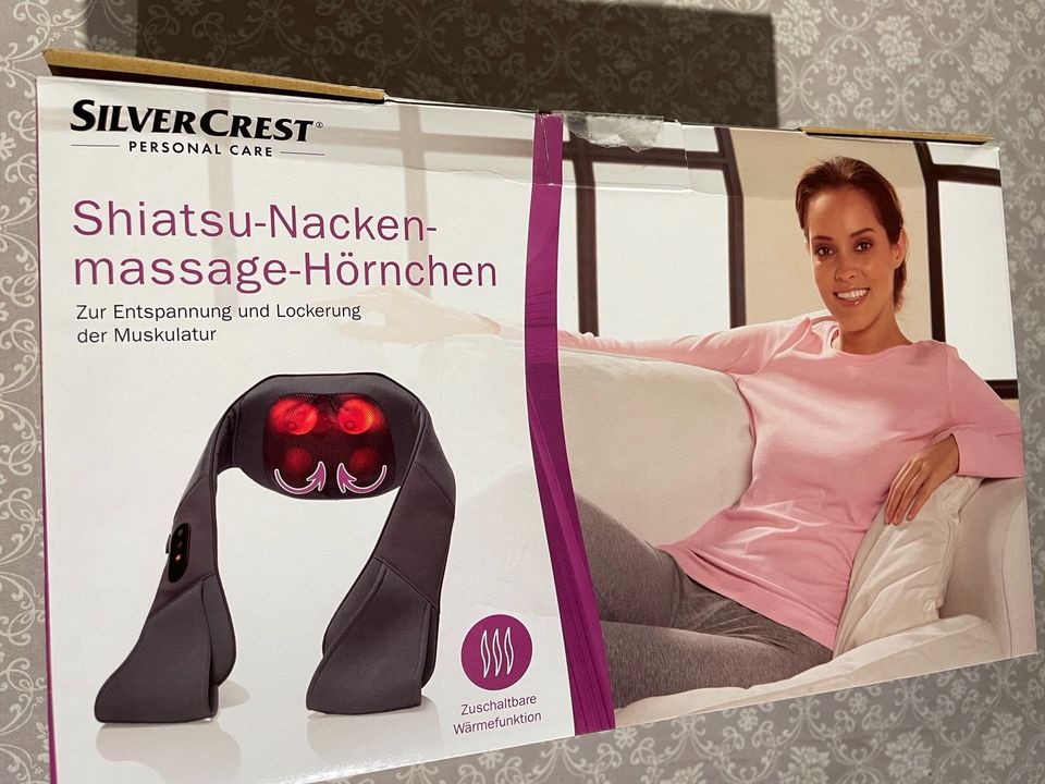 Shiatsu Nackenmassagegerät, Silvercrest, wie neu in Bönen