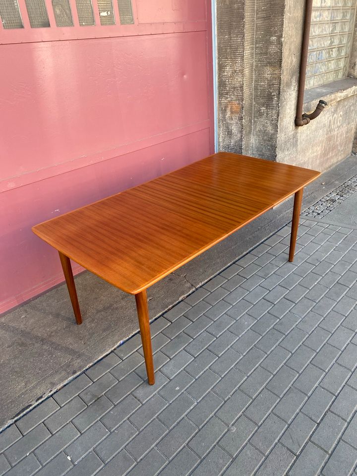 ◤ Esstisch Gustav Bahus Norwegen Tisch bis 220cm ausziehbar Dänemark Teakholz mid century danish Design table dinning vintage in Berlin