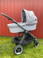 Teutonia Cosmos Kinderwagen Buggy 2in1 grau Nordrhein-Westfalen - Bad Driburg Vorschau