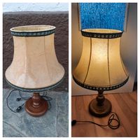 Vintage Retro Holz Tischlampe Stehlampe H ca.66 cm Nordrhein-Westfalen - Drensteinfurt Vorschau