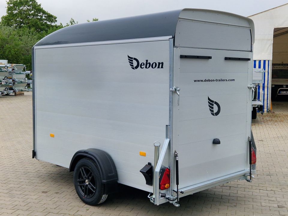 Debon Roadster C300 ALU-Kofferanhänger | 1.300kg | ALU-Felgen & alle Extras! in Neundorf