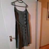 Kleid~ MANGO~ mit Hahnentrittmuster, weiß-schwarz Bremen - Vegesack Vorschau