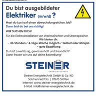 Elektriker  / Elektroniker (m,w,d) gesucht Bayern - Stötten Vorschau