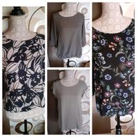 ❤️ 4x Bluse T-Shirt Gr.36 S  s.Oliver Opus grau bunt Hessen - Volkmarsen Vorschau