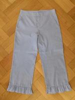ZARA Women Leichte Sommer Strand Hose Gr. S Weiß blauen Streifen Düsseldorf - Stockum Vorschau
