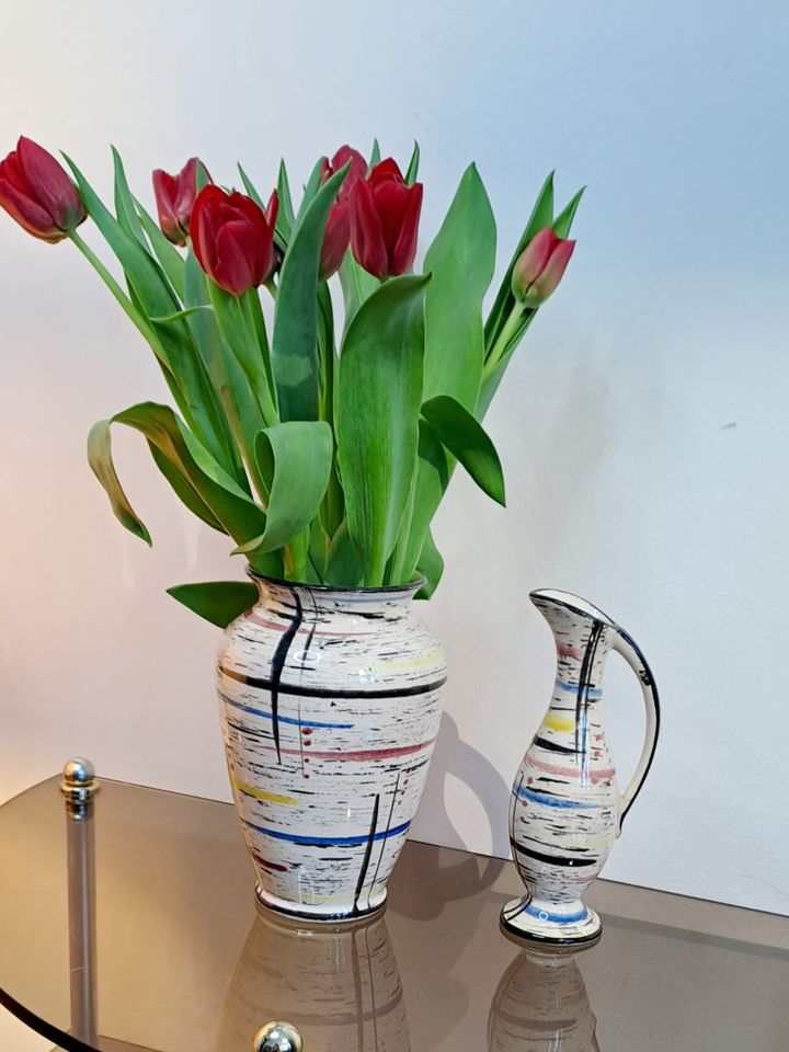 Für STEPHI! 2 x Mid Century Vintage Pottery Keramik Vase in Berlin